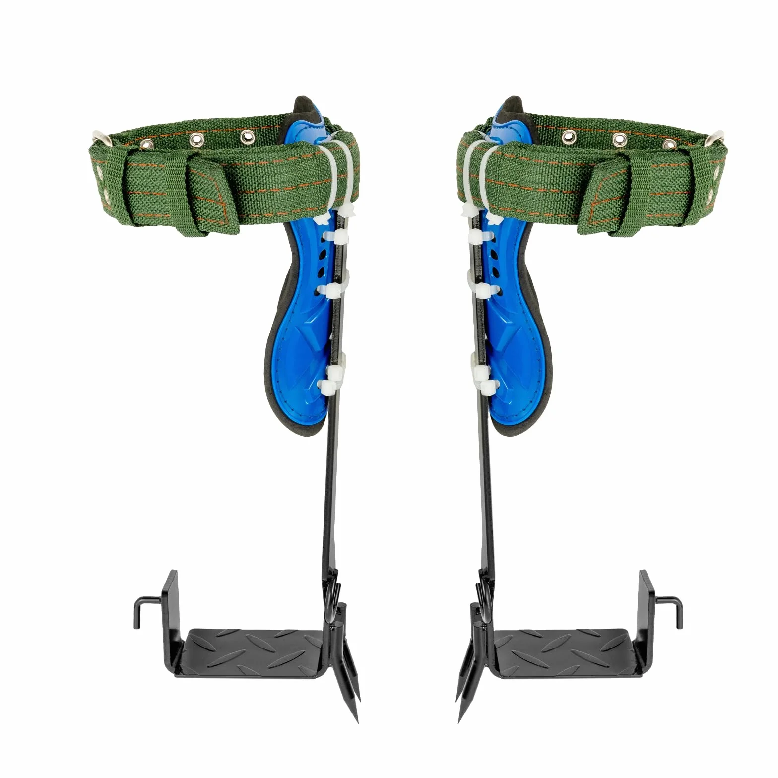 Juego de equipo para escalada de árboles, 1 par de equipos de escalada de árboles, 100 kg, cuerda de sujeción, crampones, pinchos con cinta de seguridad