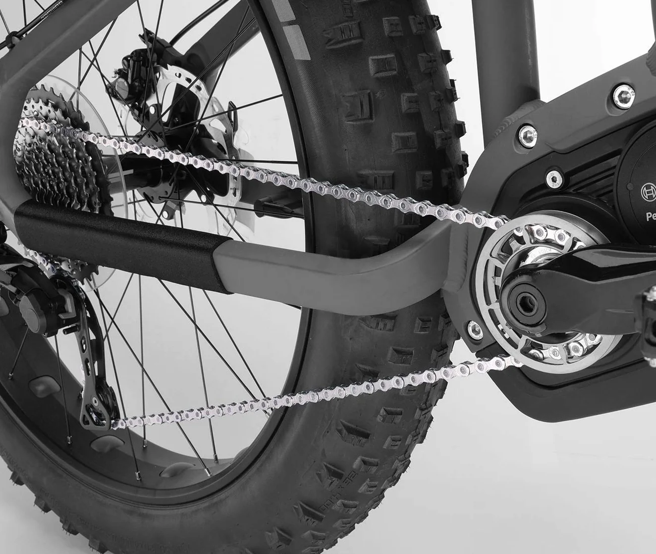 KMC e11 EPT - Cadena para bicicleta eléctrica, unisex, plata oscura, 136 eslabones