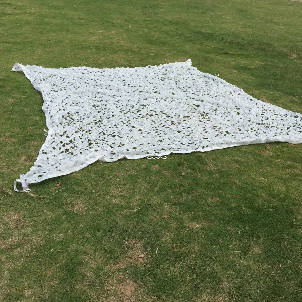 Red de Camuflaje de Color Blanco Nieve de Camuflaje Neta 3x4M （9,8x13ft）
