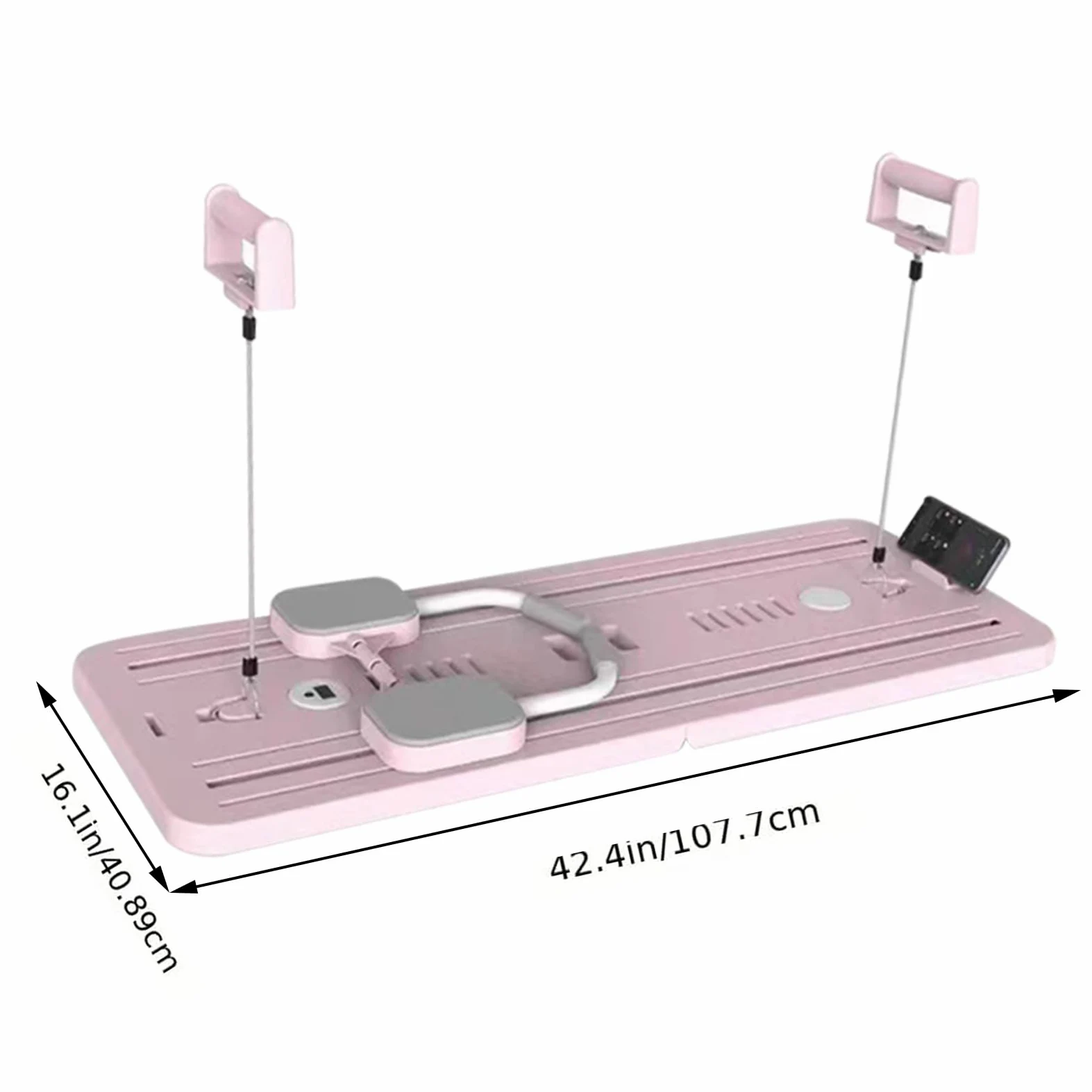 Tabla de pilates para entrenamiento en casa | Entrenador abdominal para núcleo y abdomen para apartamento, hotel, gimnasio, salón, casa, interior, garaje