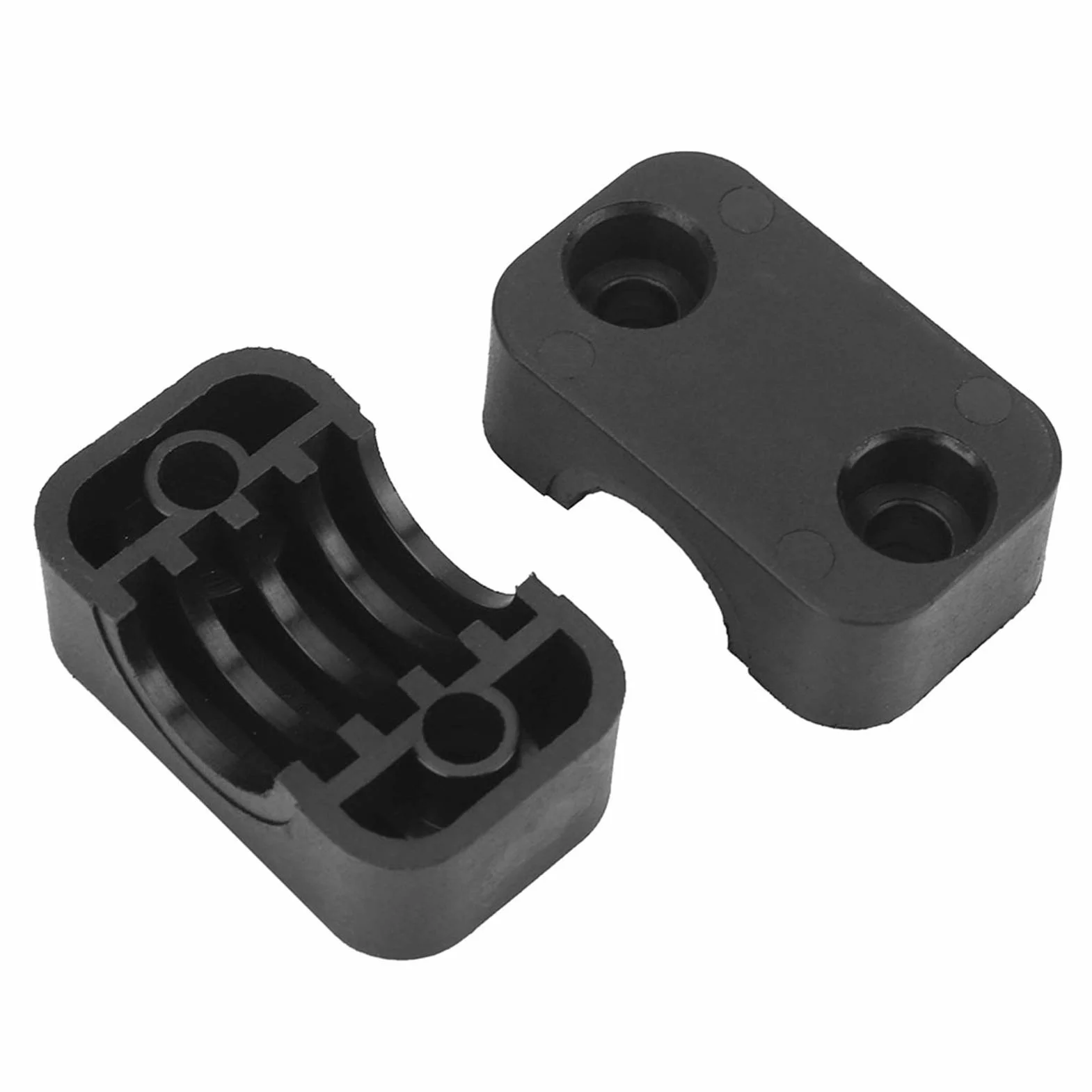 Soporte de Pared para Kayak y Canoa, 2 Piezas, Negro, Capacidad de Carga 70 kg