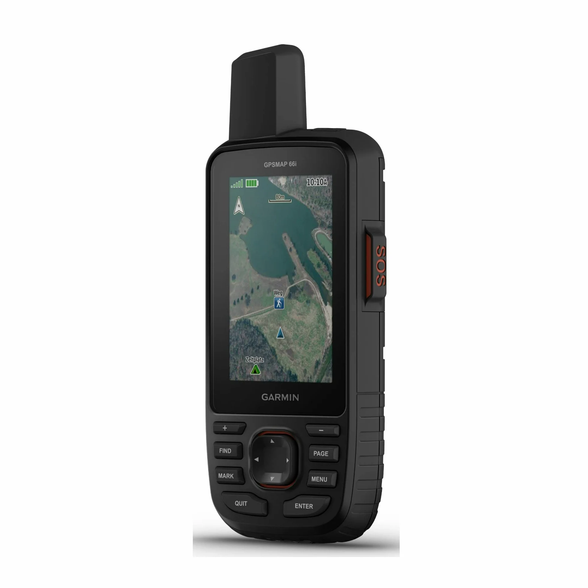 Garmin GPSMAP 66i, comunicador GPS portátil y satelital, con mapeo TopoActive y tecnología inReach, Multicolor