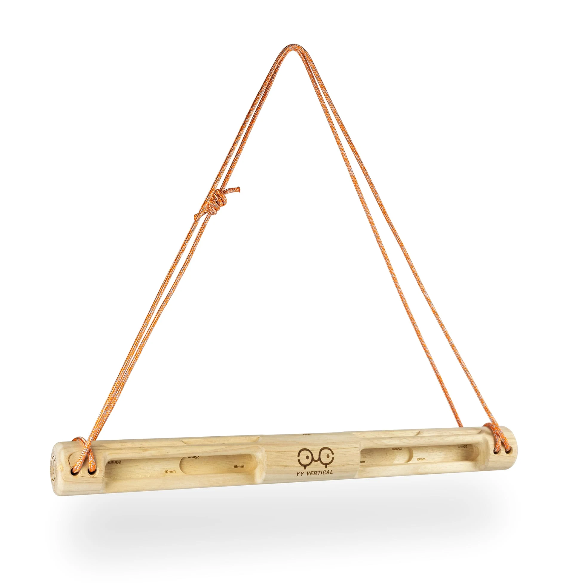 YY Vertical - La original tabla de escalada Baguette Evo de madera para escalada en roca, ideal para entrenamiento en casa, se adapta a la barra de dominadas, fortalece tus dedos