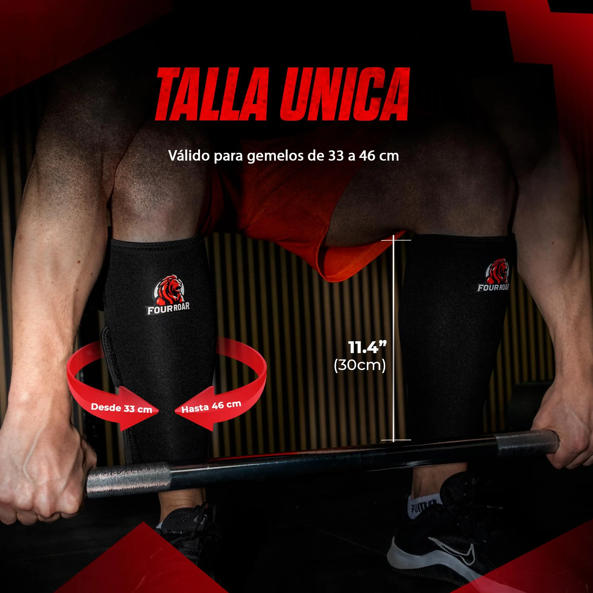 Espinilleras Crossfit de Neopreno de 7mm | Espinilleras Transpirables Faciles de Poner y Quitar | Protectores de Espinilla para Peso Muerto, Powerlifting