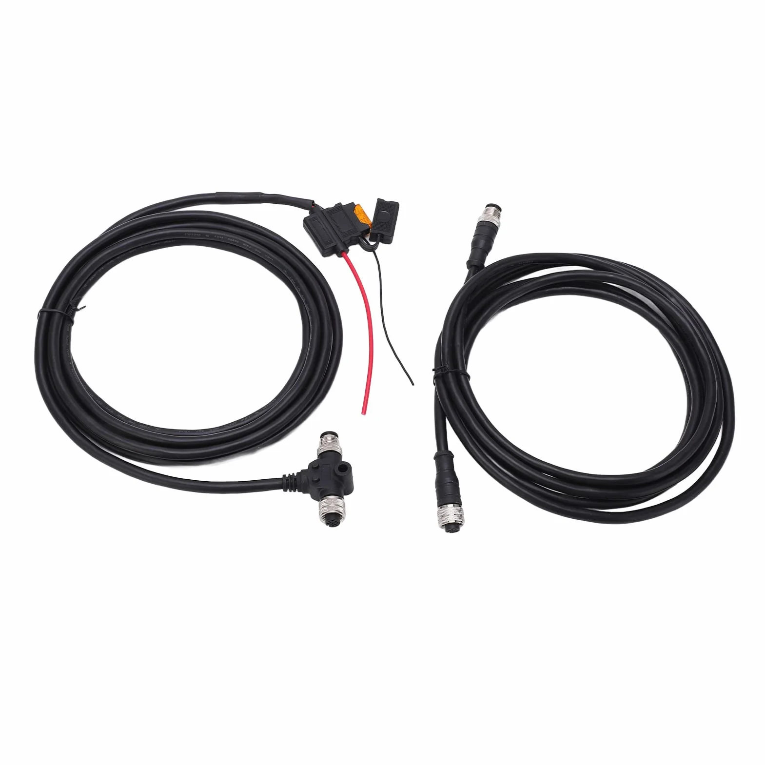 KIMISS NMEA 2000 - Kit de cable de arranque T + cable de alimentación + resistencia macho hembra + adaptador de 3 puertos IP67 impermeable para redes