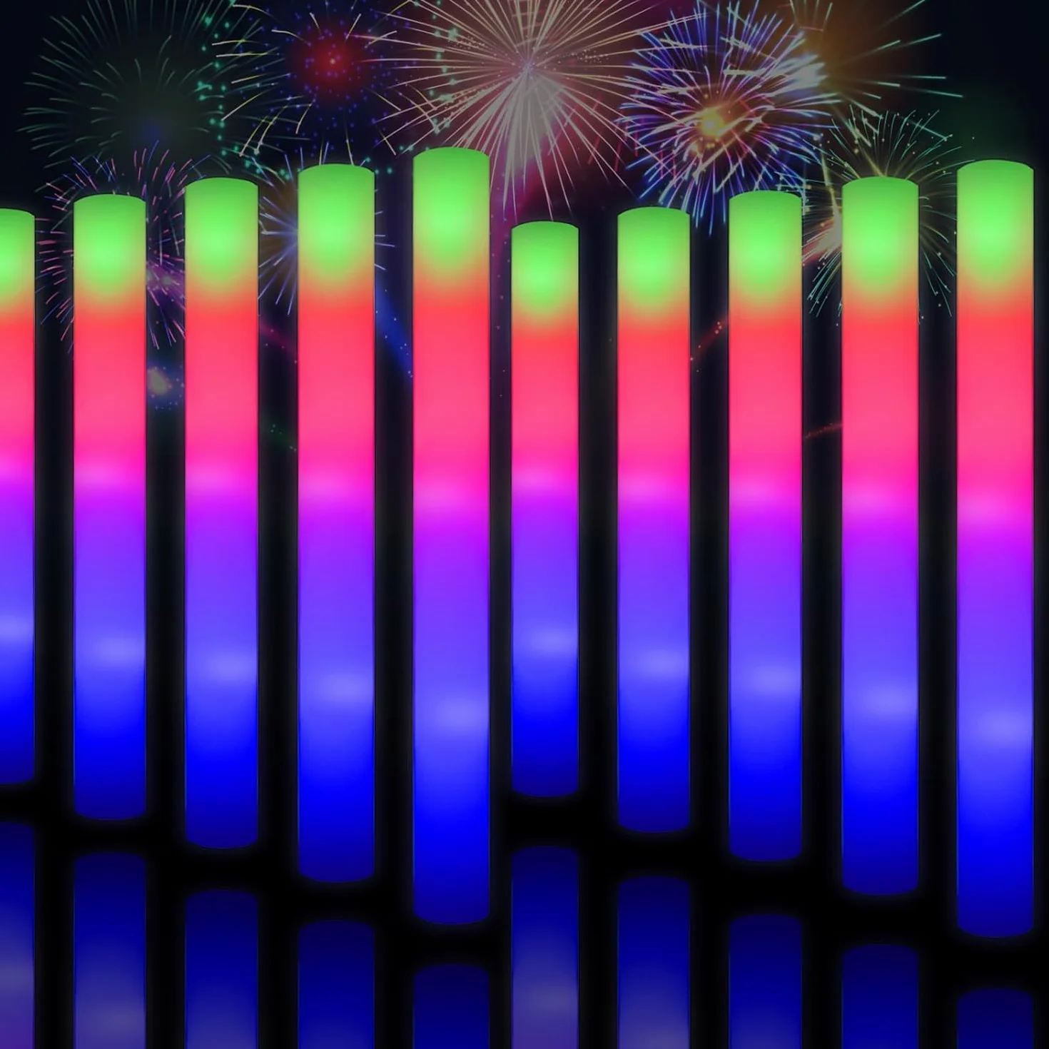 Palos Led Multicolor 58 Unidades para Navidad Bodas Fiestas
