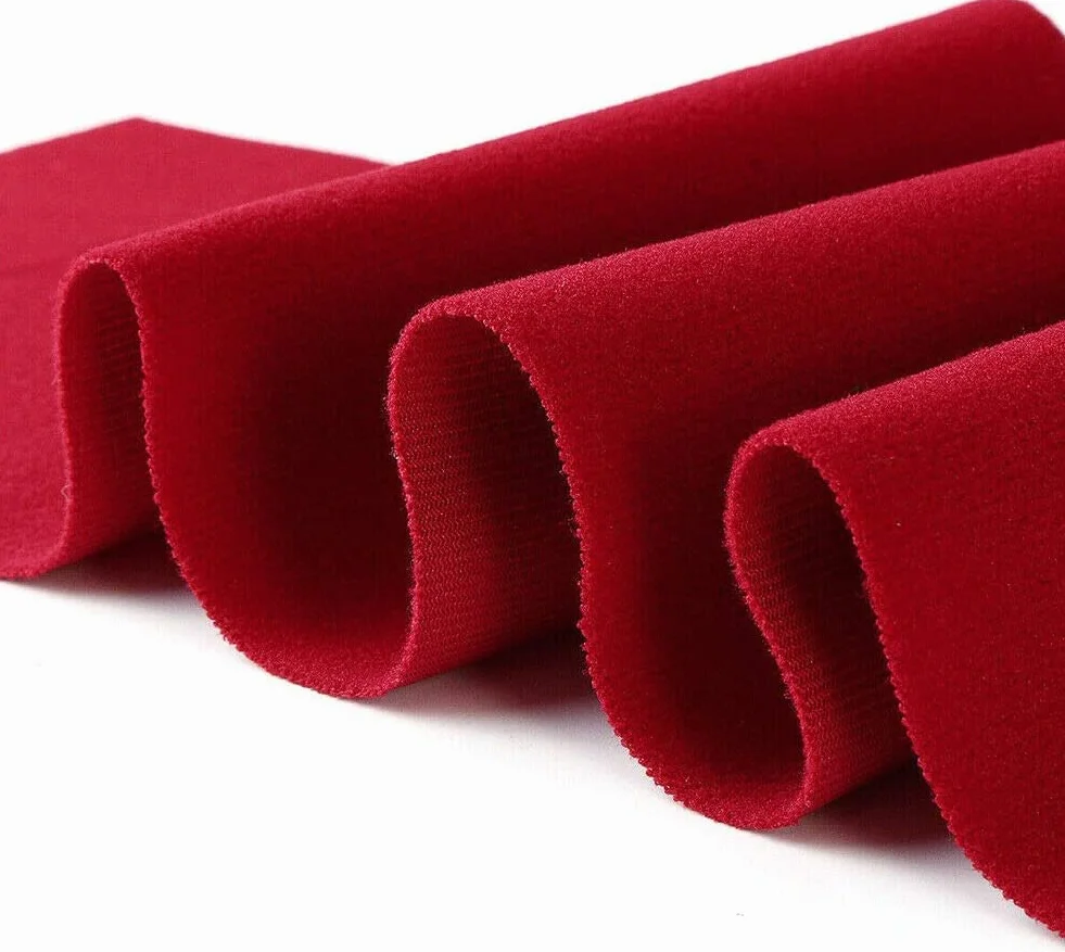 Fieltro profesional para mesa de billar 7/8/9 pies, tela de billar interior con tira acolchada, 3 colores