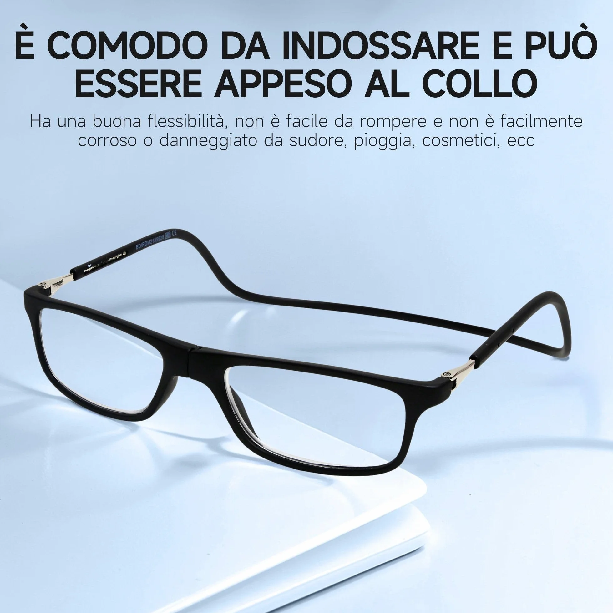 NEW VISION Gafas Presbicia Hombre 2 PACK, Cierre Imán, Longitud Ajustable, Gafas de Lectura, NV2904