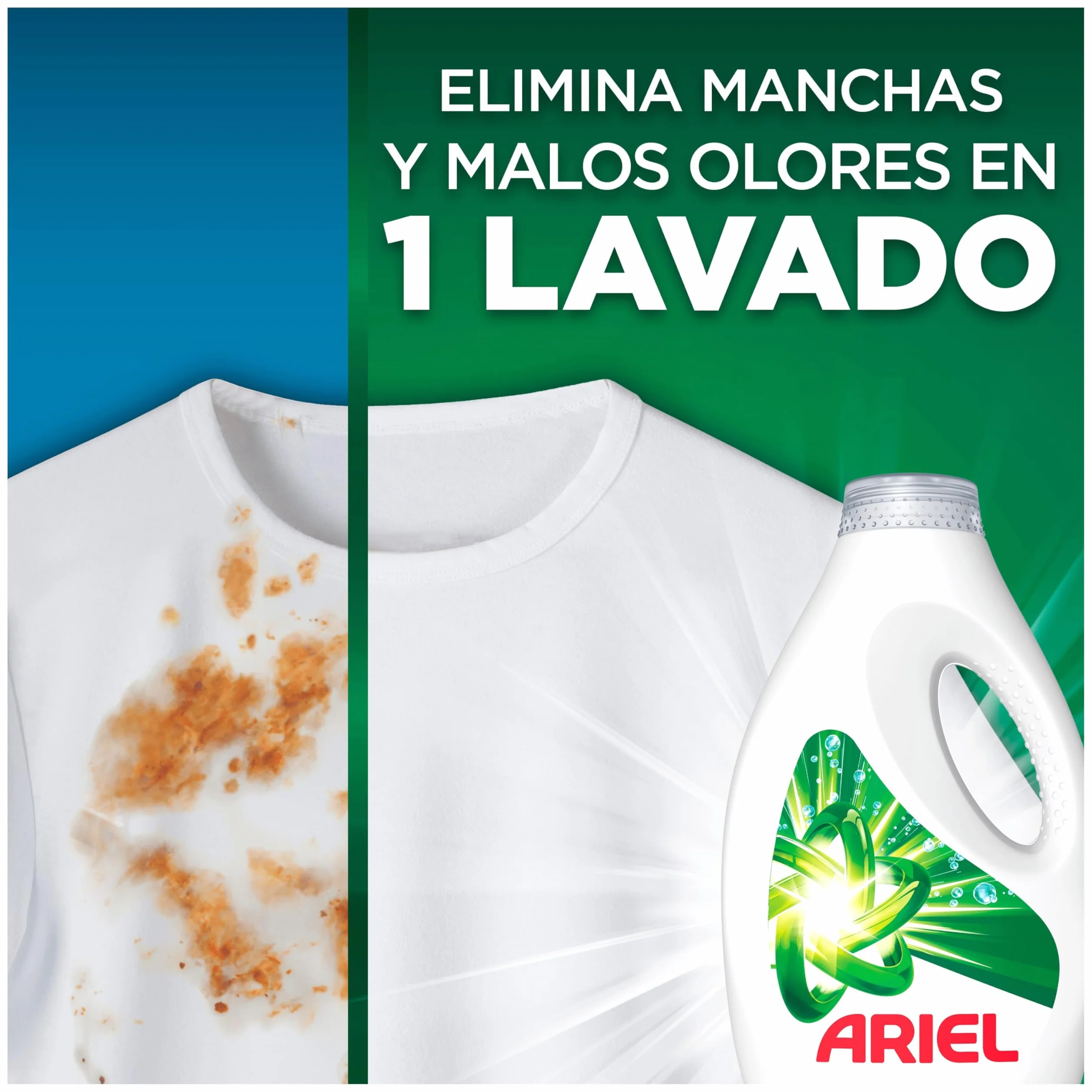 Ariel Detergente Líquido Original 116 Lavados Elimina Manchas y Malos Olores