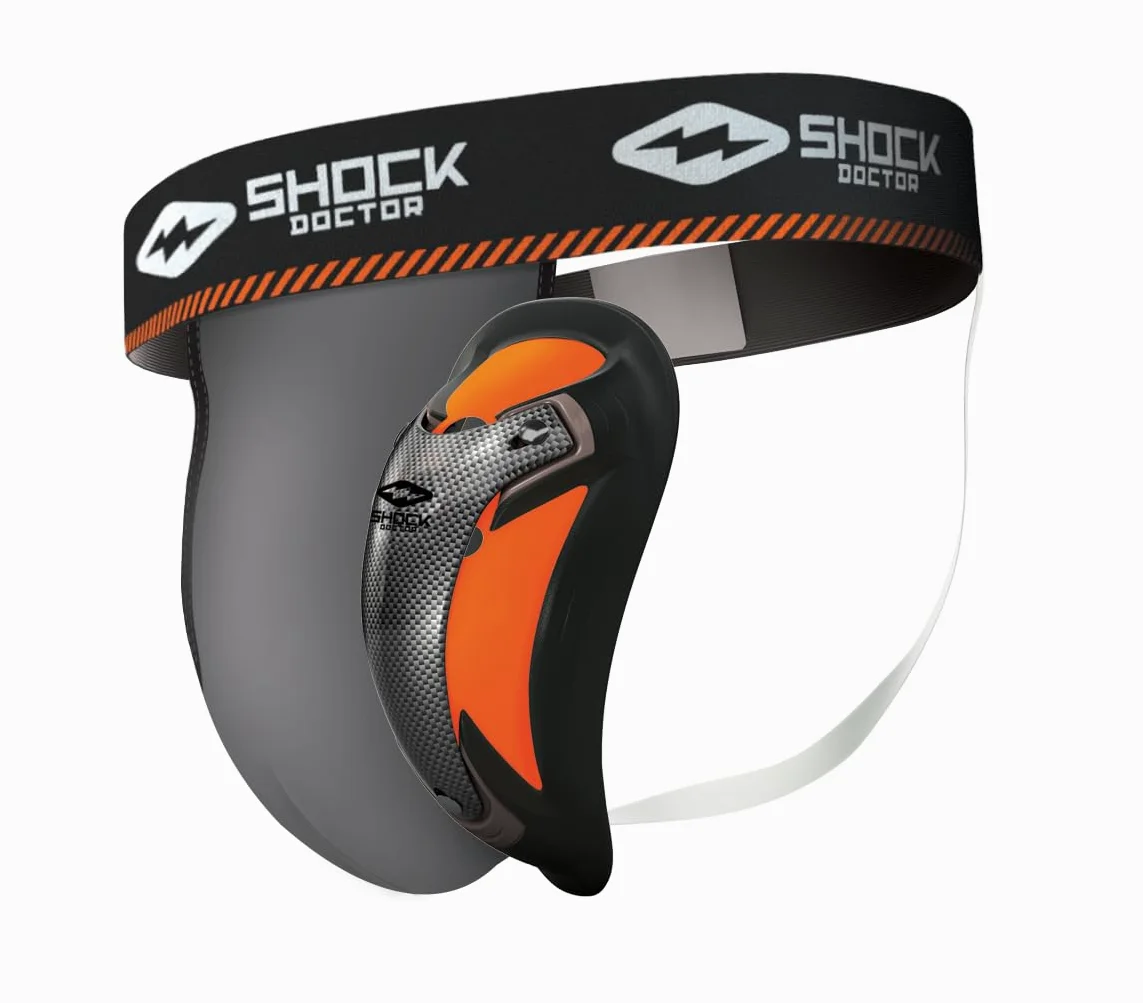 Shock Doctor Ultra Pro Coquilla Protectora con Suspensorio y Taza Carbón Flex, Hombre