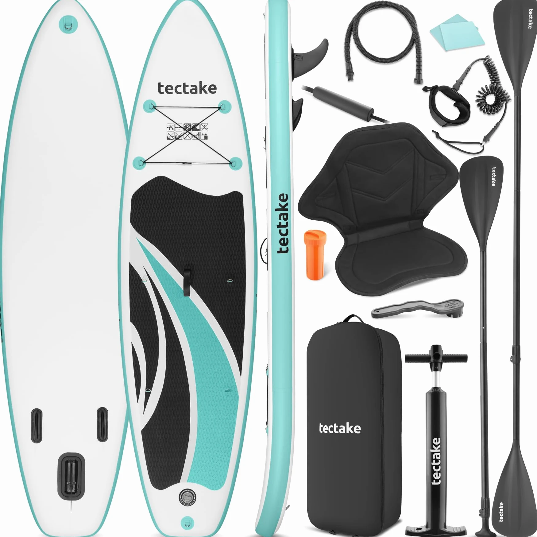 tectake® Tabla Sup Hinchable Kayak Convertible