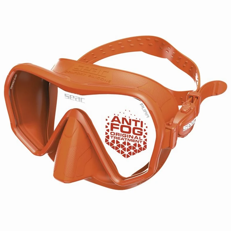 SEAC MASCHERA PURA ANTIFOG Arancio Talla única