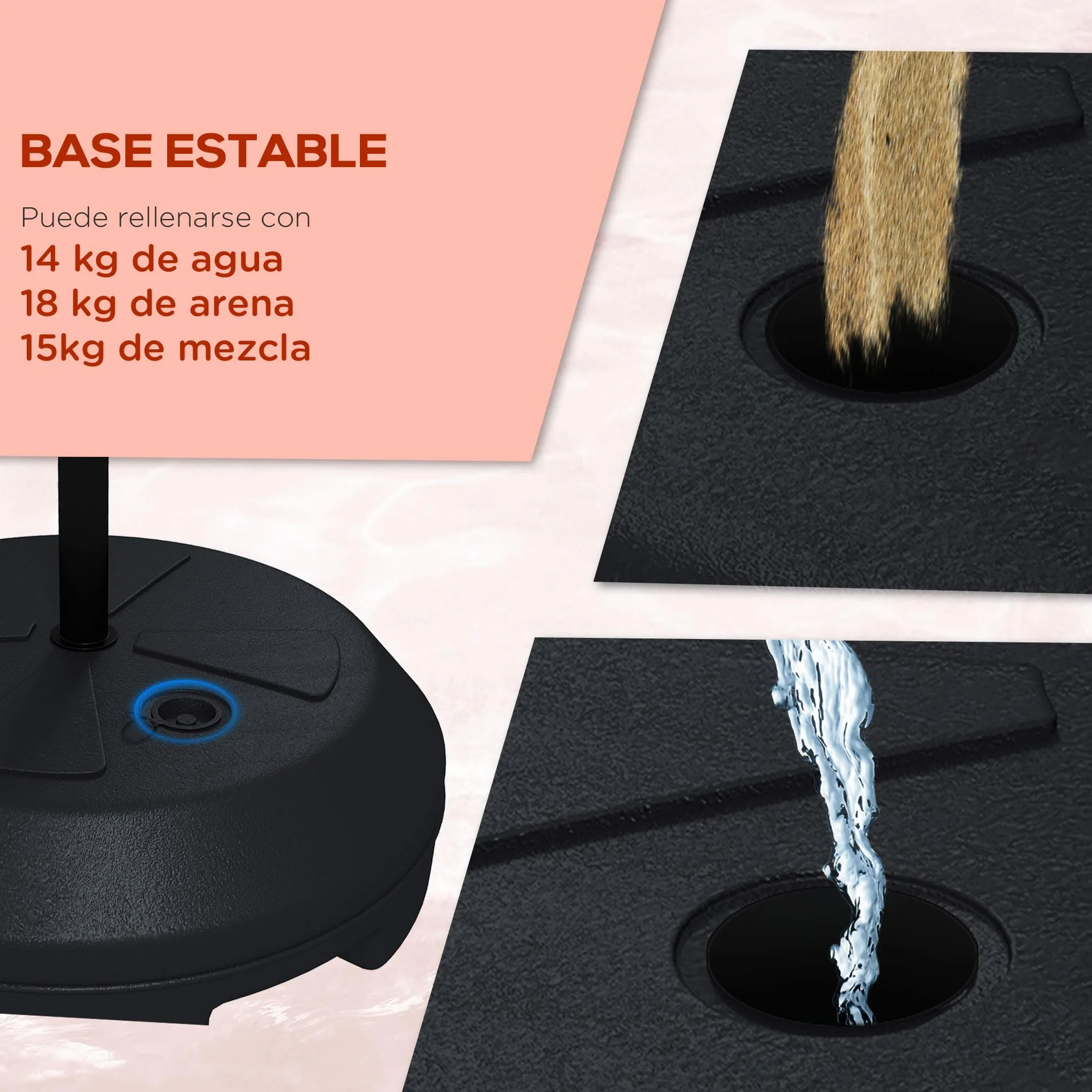 SPORTNOW Canasta de Baloncesto Altura Regulable 129-179 cm Diana Magnética Dardos Aro Base Rellenable Interior Negro