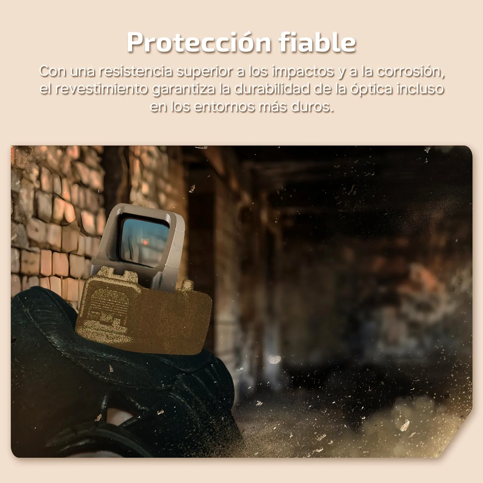 OLIGHT Osight 3 Moa Recargable y Duradera Visor Holográfico Mira Réflex Abierta con Cubierta de Carga Mira Táctica sin Paralaje para Tiro Deportivo