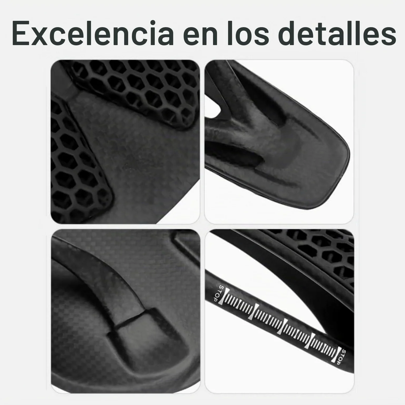Sillín de bicicleta impreso en 3D, fibra de carbono, ligero, absorción de golpes, asiento de bicicleta para bicicleta de carretera