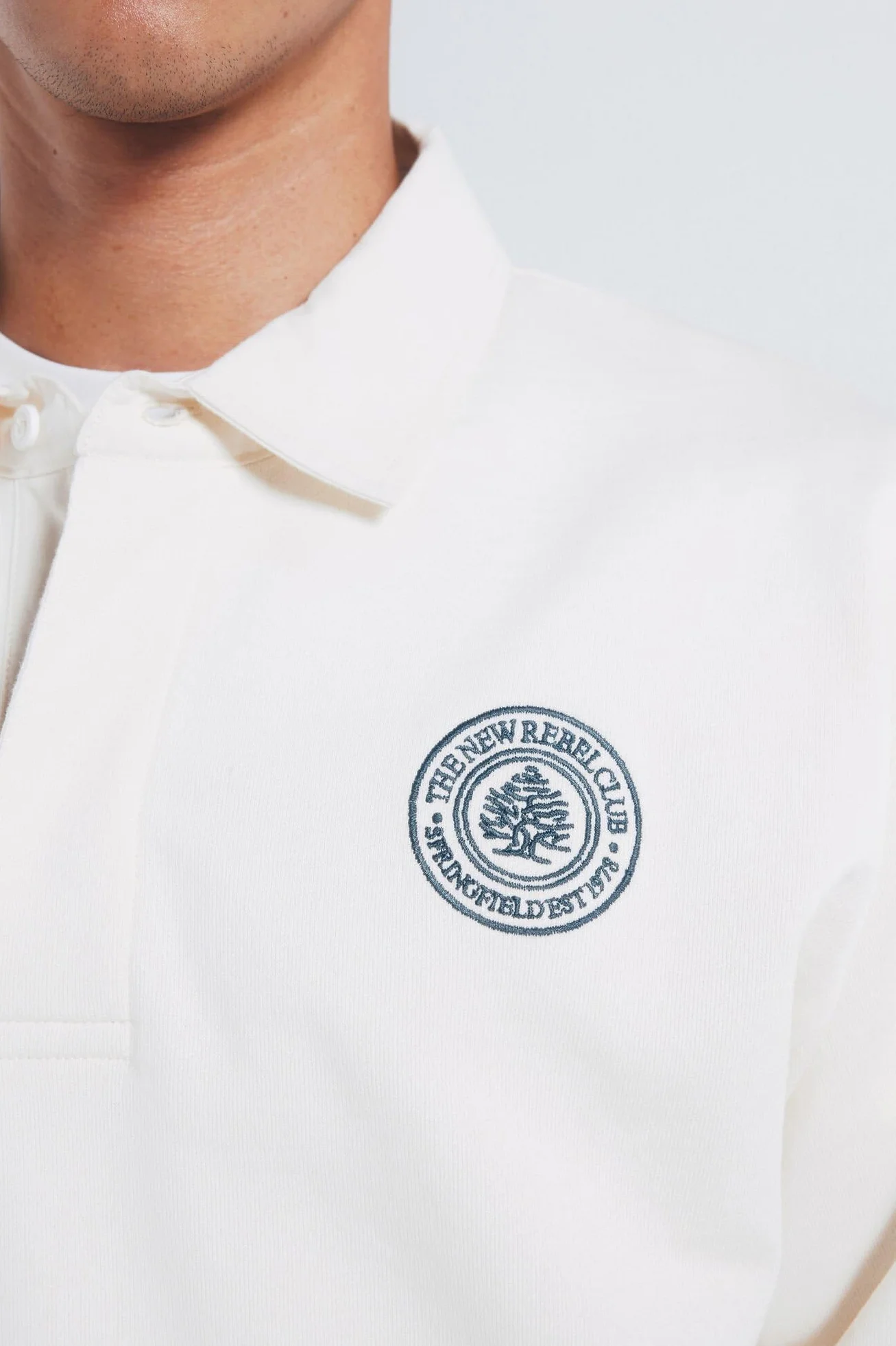 Springfield Rebelution LS Rugby Polo Polo Hombre (Pack de 1)