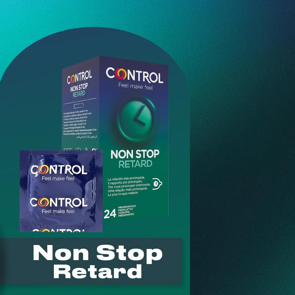 Control Non Stop Retard Preservativos 24 unidades pack ahorro