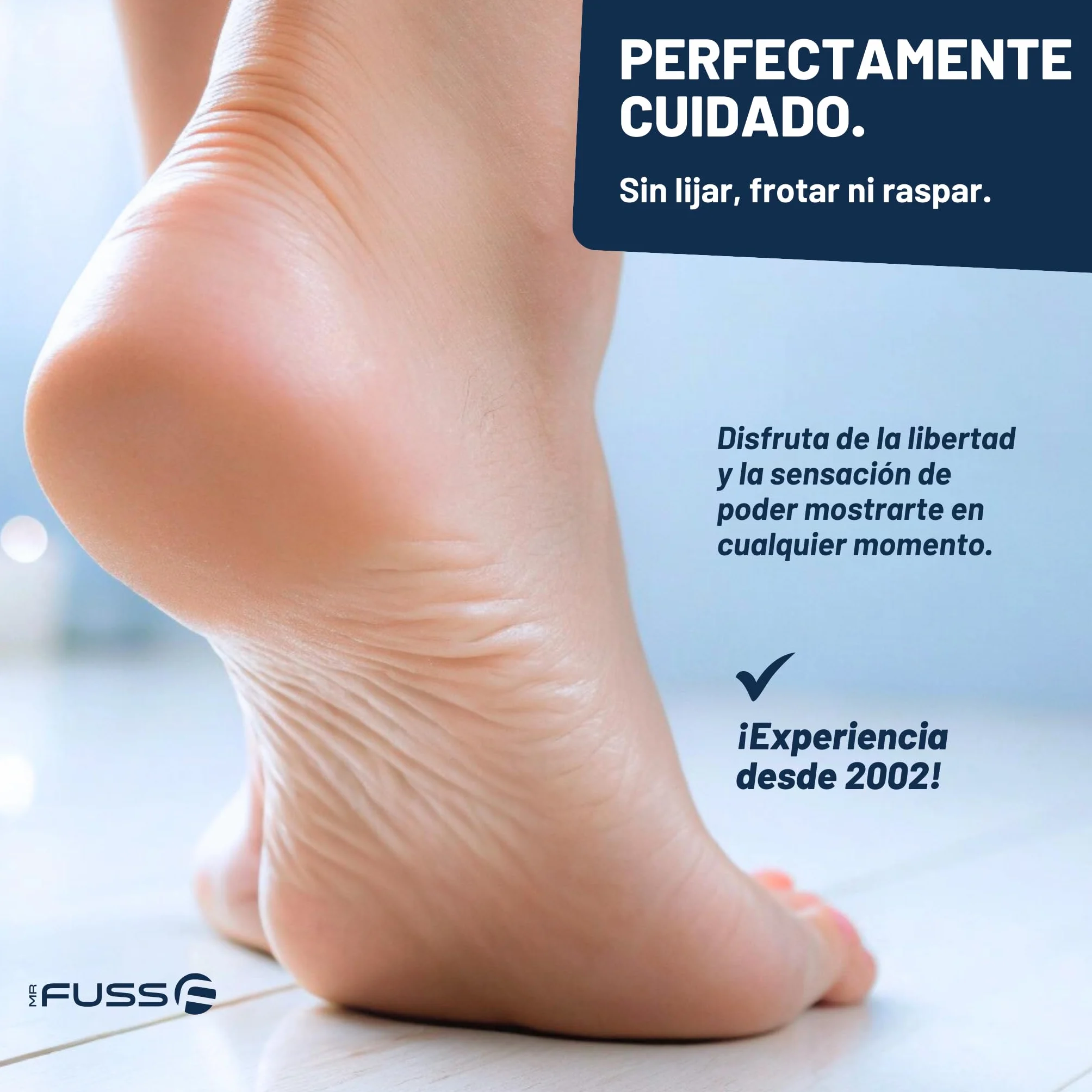Mr. Fuss Eliminador de cutículas N.º 4 Plus Pack Steel 3 piezas 500 ml acero inoxidable