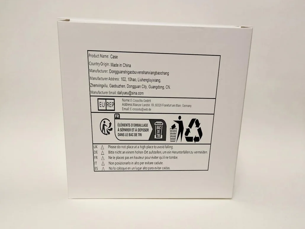 Funda de viaje para máscara de terapia de luz LED FOLOKE cuidado piel y cuello