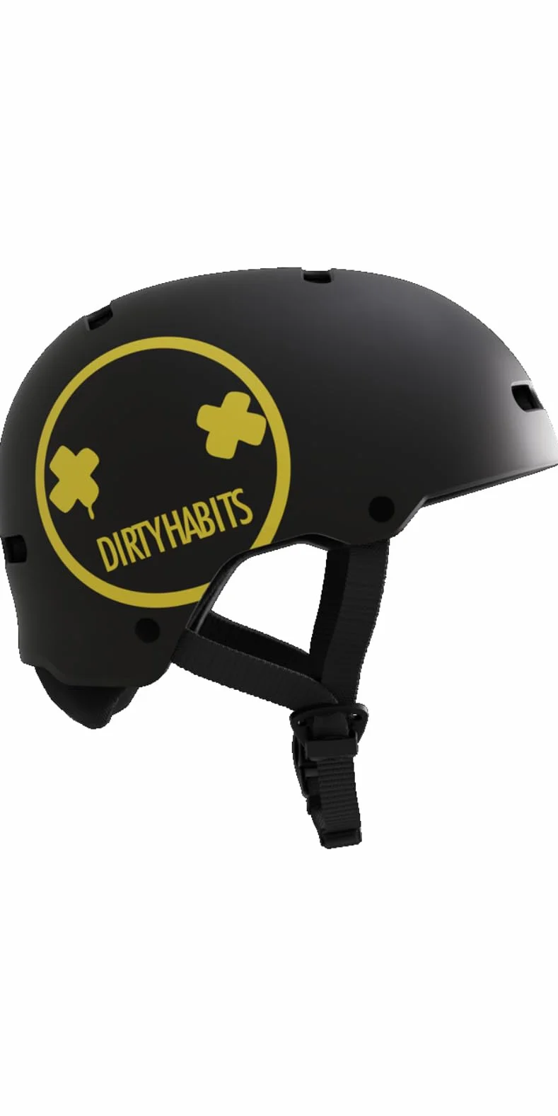 Mystic Casco Vandal Pro Dirty Habits 2026 negro amarillo