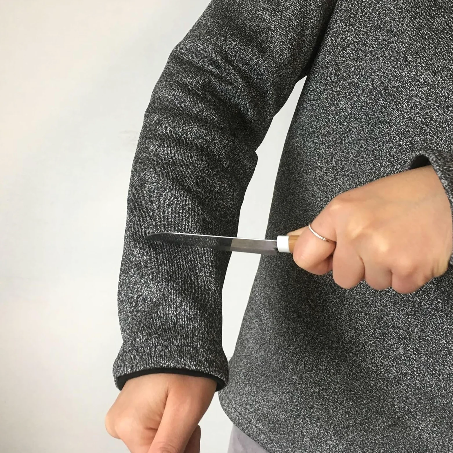Ropa resistente a cortes y perforaciones, ligera, suave oculta for defensa personal al aire libre Mantener la Flexibilidad
