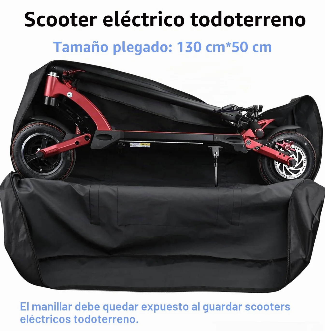 Bolsa de transporte plegable para scooter eléctrico Mijia M365 Xiaomi Segway, mochila de hombro, negra