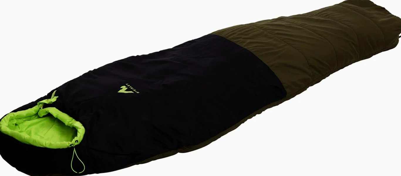 Mckinley Trekker Saco de Dormir, Unisex, Olive Dark/Black Nig, 195R