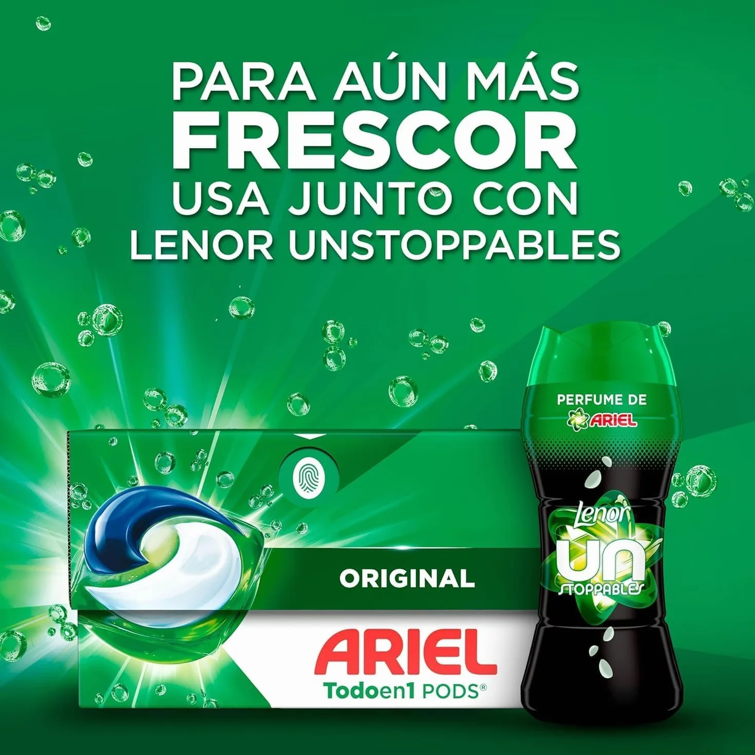 Ariel PODs Todo en 1 Detergente en Cápsulas Original, 72 Cápsulas