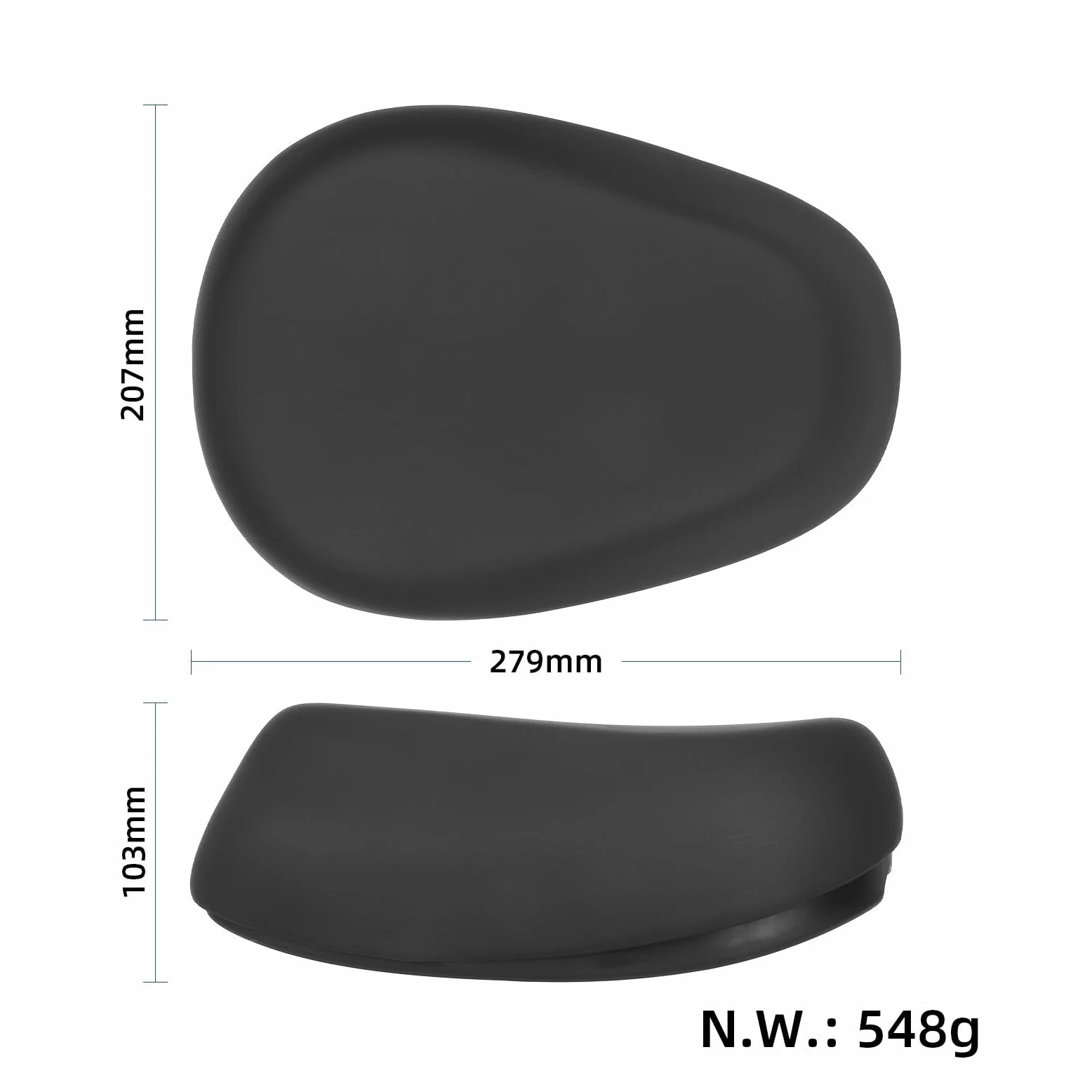 Asiento cubierto de cuero PU para scooter eléctrico KuKirin G4 con sistema de bisagra plegable, base de aleación de aluminio y relleno de esponja de alta resistencia